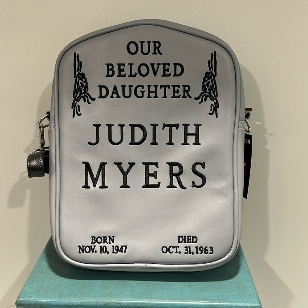 Halloween Michael Myers Headstone Convertable Bag NWT